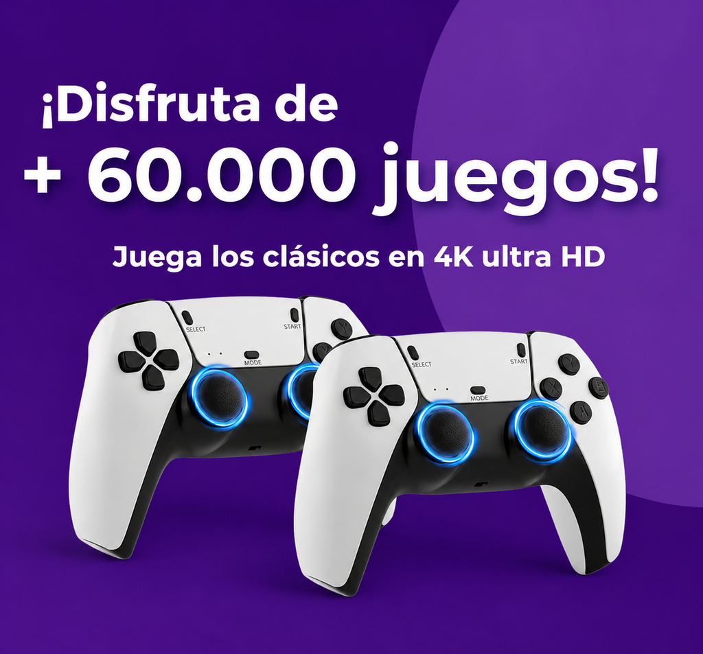 ¡Vuelve a vivir tu infancia con la Consola Retro de +60.000 Juegos! 🎮