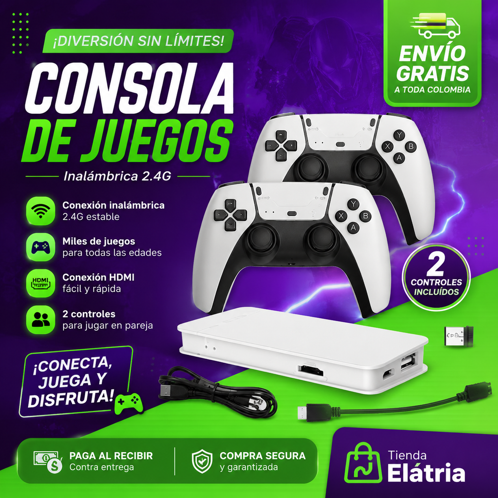 ¡Vuelve a vivir tu infancia con la Consola Retro de +60.000 Juegos! 🎮